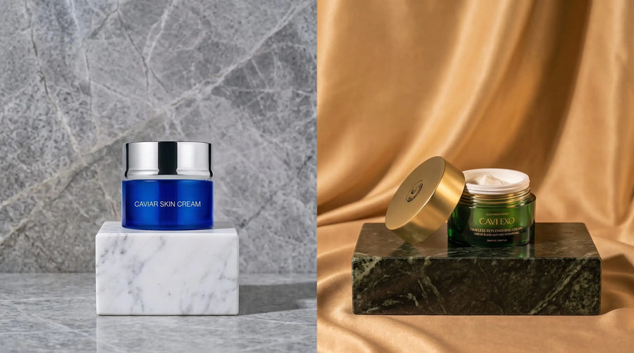 La Prairie vs. CAVI EXO: Kaviar im Technologievergleich